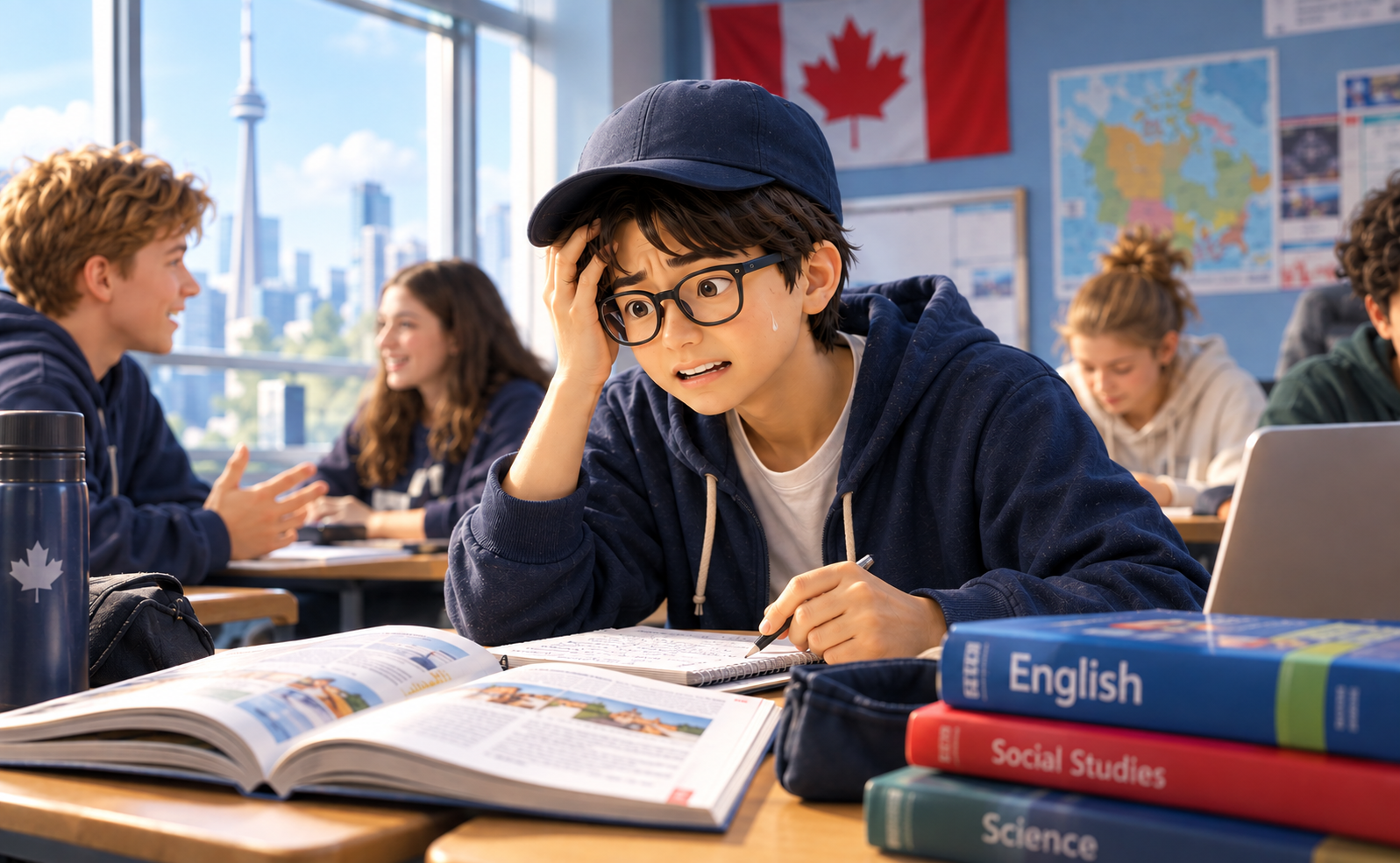 カナダでの英語の勉強